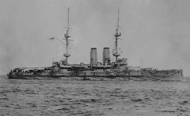 HMS Russell (1901) Royal Navy pre dreadnought Battleship Photo Print or Framed Print - Hampshire Prints