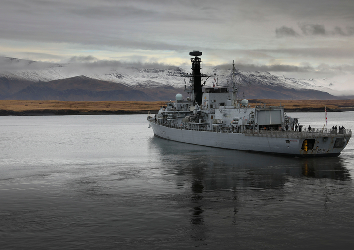 HMS Westminster F237 Royal Navy Type 23 frigate Photo Print or Framed Print - Hampshire Prints