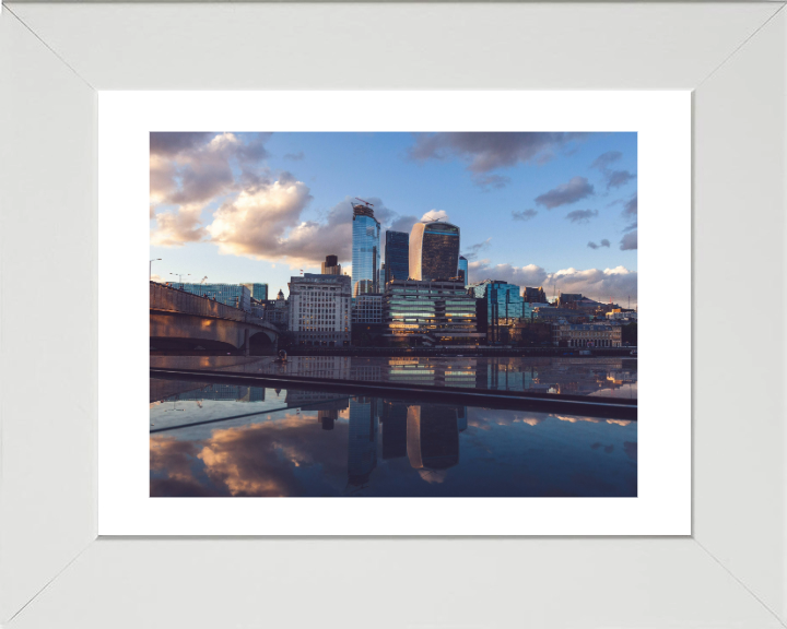 The Walkie Talkie building reflections London Photo Print - Canvas - Framed Photo Print - Hampshire Prints