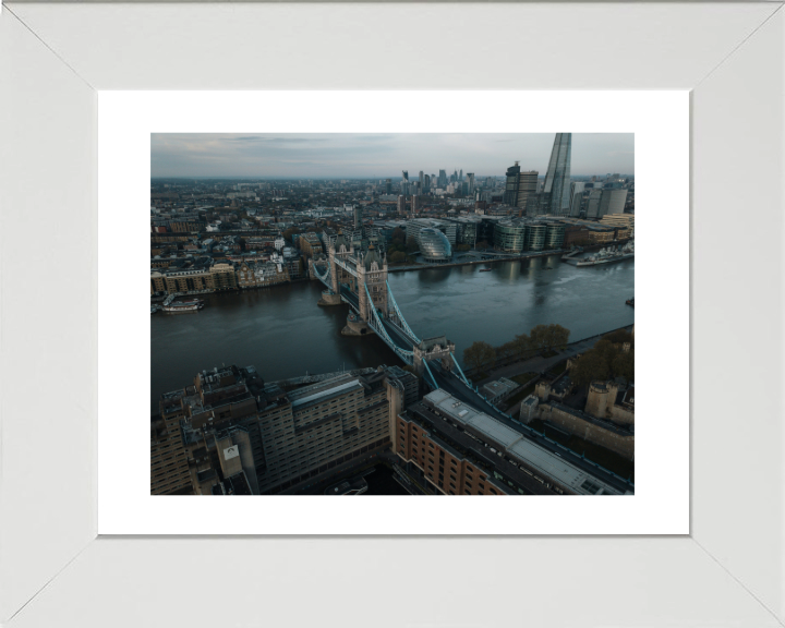 Tower Bridge London from above Photo Print - Canvas - Framed Photo Print - Hampshire Prints