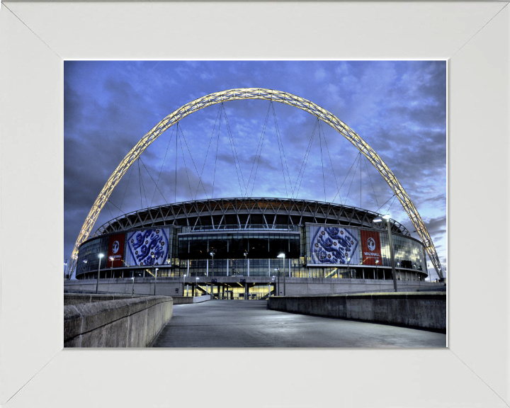 Wembley stadium London Photo Print - Canvas - Framed Photo Print - Hampshire Prints