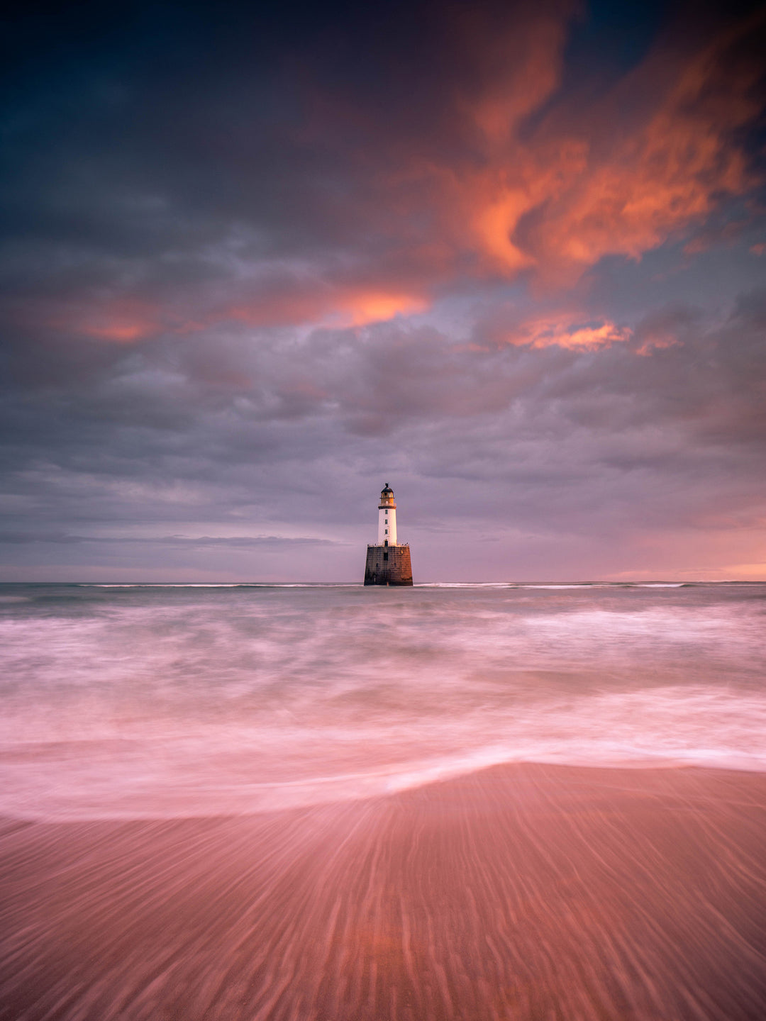 Rattray Head Lighthouse Scotland at sunset Photo Print - Canvas - Framed Photo Print - Hampshire Prints