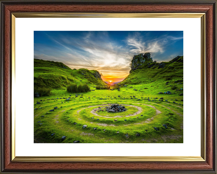 Fairy Glen Isle of Skye Scotland at sunset Photo Print - Canvas - Framed Photo Print - Hampshire Prints