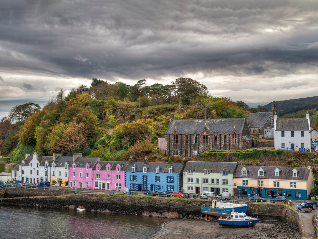 Portree capital of the isle of Skye Scotland Photo Print - Canvas - Framed Photo Print - Hampshire Prints