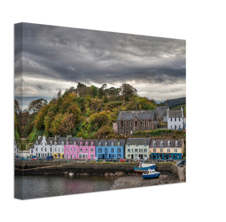 Portree capital of the isle of Skye Scotland Photo Print - Canvas - Framed Photo Print - Hampshire Prints