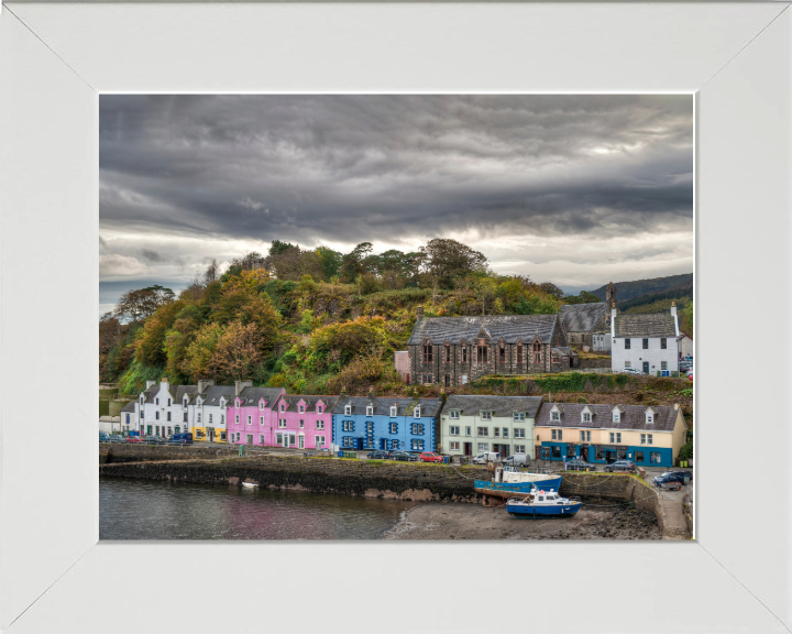 Portree capital of the isle of Skye Scotland Photo Print - Canvas - Framed Photo Print - Hampshire Prints