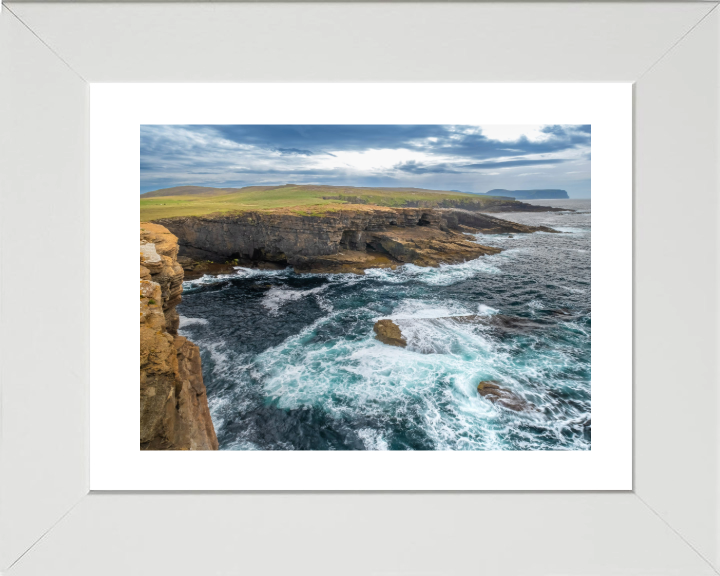 Yesnaby cliffs Orkney Scotland Photo Print - Canvas - Framed Photo Print - Hampshire Prints