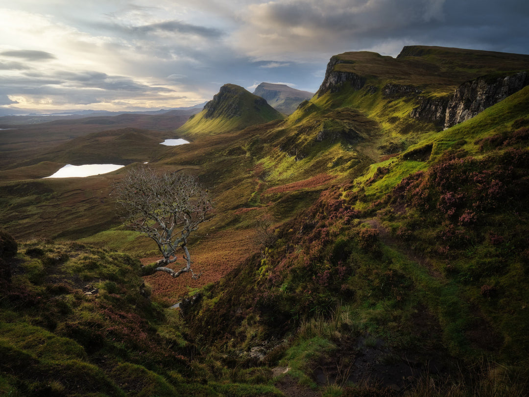 Quiraing Portree From above Photo Print - Canvas - Framed Photo Print - Hampshire Prints