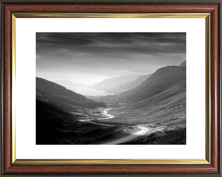 Glen Docherty Wester Ross Scotland black and white Photo Print - Canvas - Framed Photo Print - Hampshire Prints