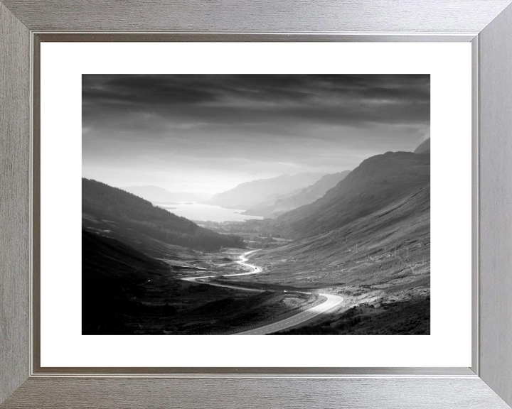 Glen Docherty Wester Ross Scotland black and white Photo Print - Canvas - Framed Photo Print - Hampshire Prints
