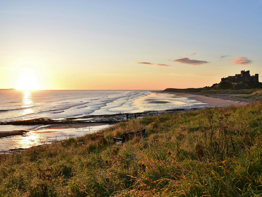 Bamburgh Castle northumberland Photo Print - Canvas - Framed Photo Print - Hampshire Prints