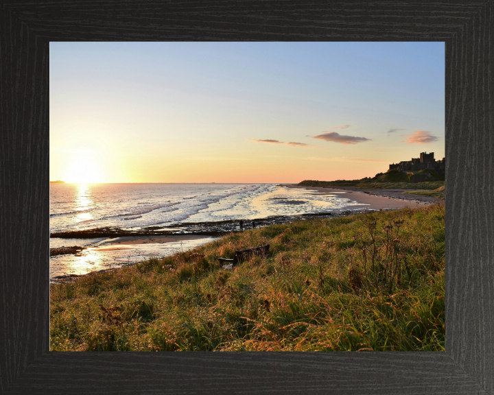 Bamburgh Castle northumberland Photo Print - Canvas - Framed Photo Print - Hampshire Prints