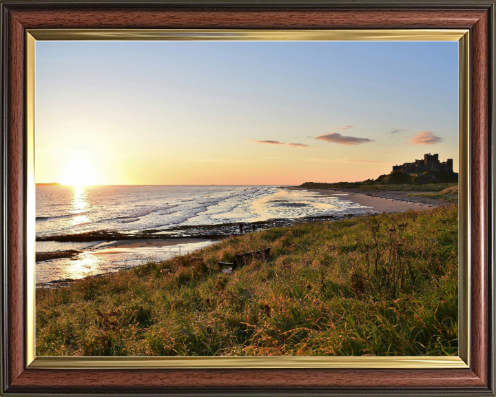 Bamburgh Castle northumberland Photo Print - Canvas - Framed Photo Print - Hampshire Prints