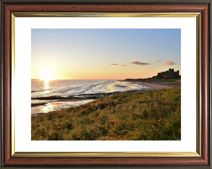 Bamburgh Castle northumberland Photo Print - Canvas - Framed Photo Print - Hampshire Prints