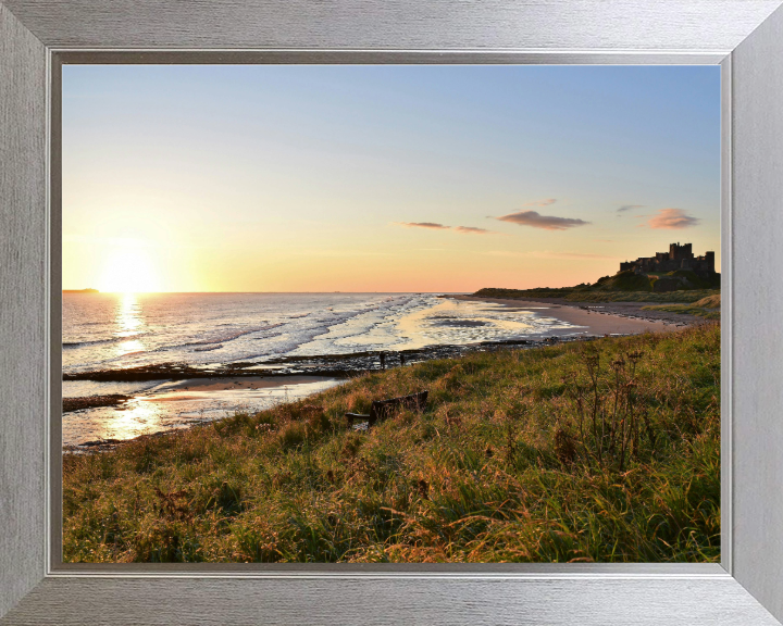 Bamburgh Castle northumberland Photo Print - Canvas - Framed Photo Print - Hampshire Prints