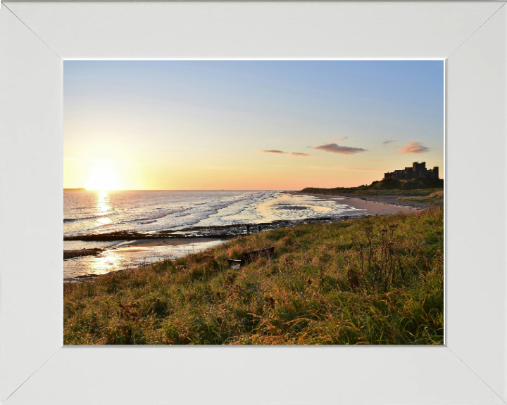 Bamburgh Castle northumberland Photo Print - Canvas - Framed Photo Print - Hampshire Prints