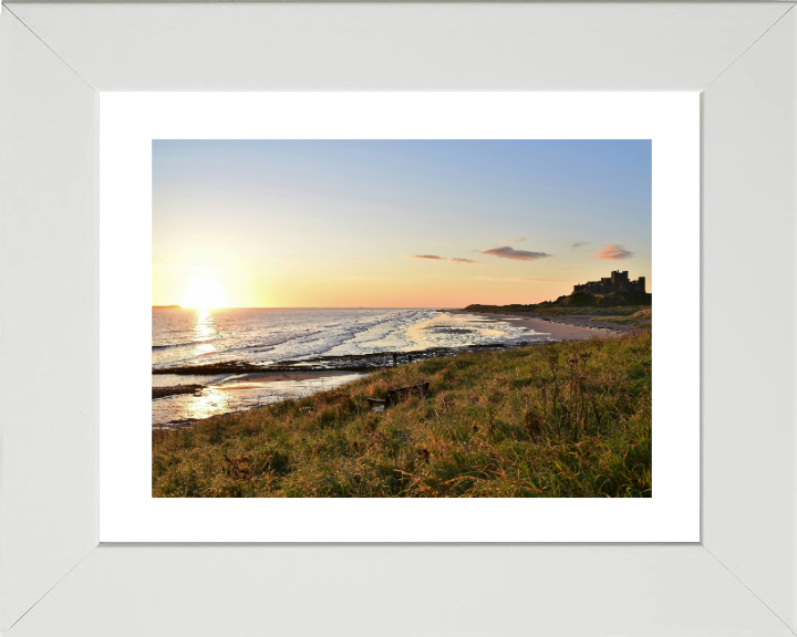 Bamburgh Castle northumberland Photo Print - Canvas - Framed Photo Print - Hampshire Prints