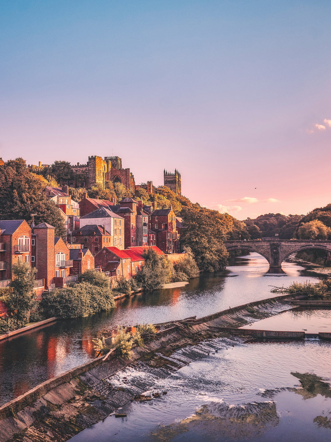 Framwellgate Bridge durham Northumberland Photo Print - Canvas - Framed Photo Print - Hampshire Prints