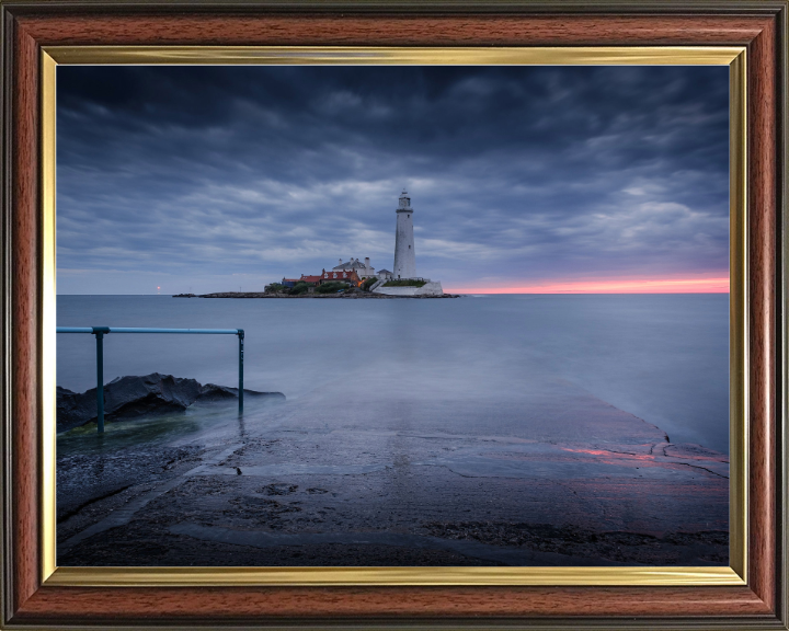 St Marys Lighthouse Whitley Bay Northumberland Photo Print - Canvas - Framed Photo Print - Hampshire Prints