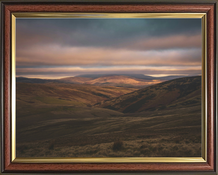 The Cheviot Northumberland at sunset Photo Print - Canvas - Framed Photo Print - Hampshire Prints