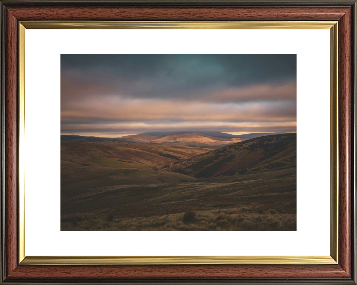 The Cheviot Northumberland at sunset Photo Print - Canvas - Framed Photo Print - Hampshire Prints