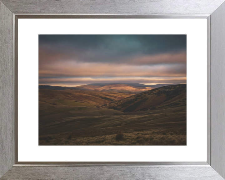 The Cheviot Northumberland at sunset Photo Print - Canvas - Framed Photo Print - Hampshire Prints