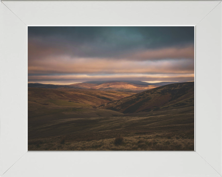 The Cheviot Northumberland at sunset Photo Print - Canvas - Framed Photo Print - Hampshire Prints