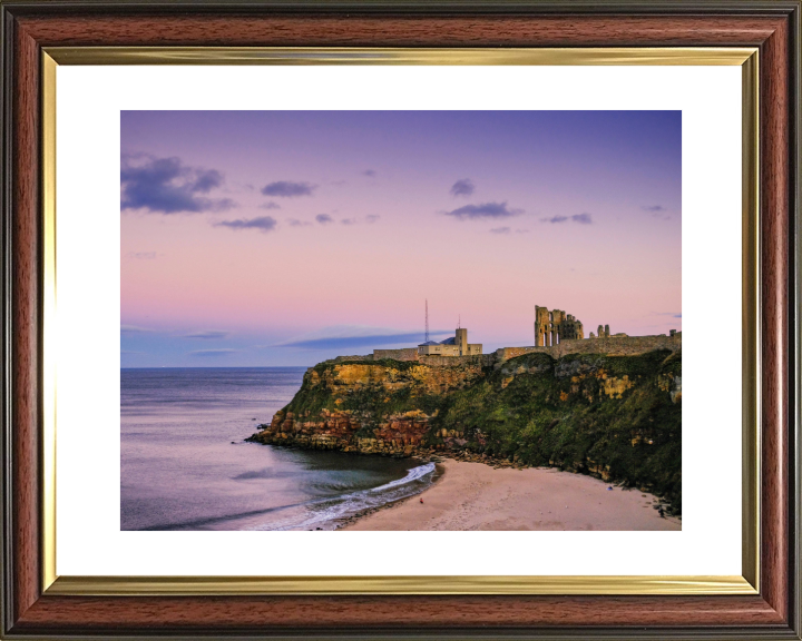 Tynemouth seafront Northumberland at dusk Photo Print - Canvas - Framed Photo Print - Hampshire Prints