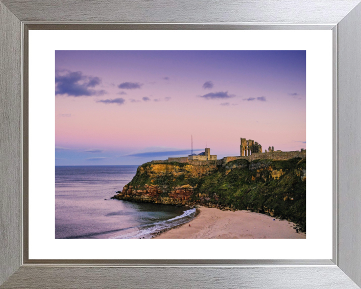 Tynemouth seafront Northumberland at dusk Photo Print - Canvas - Framed Photo Print - Hampshire Prints