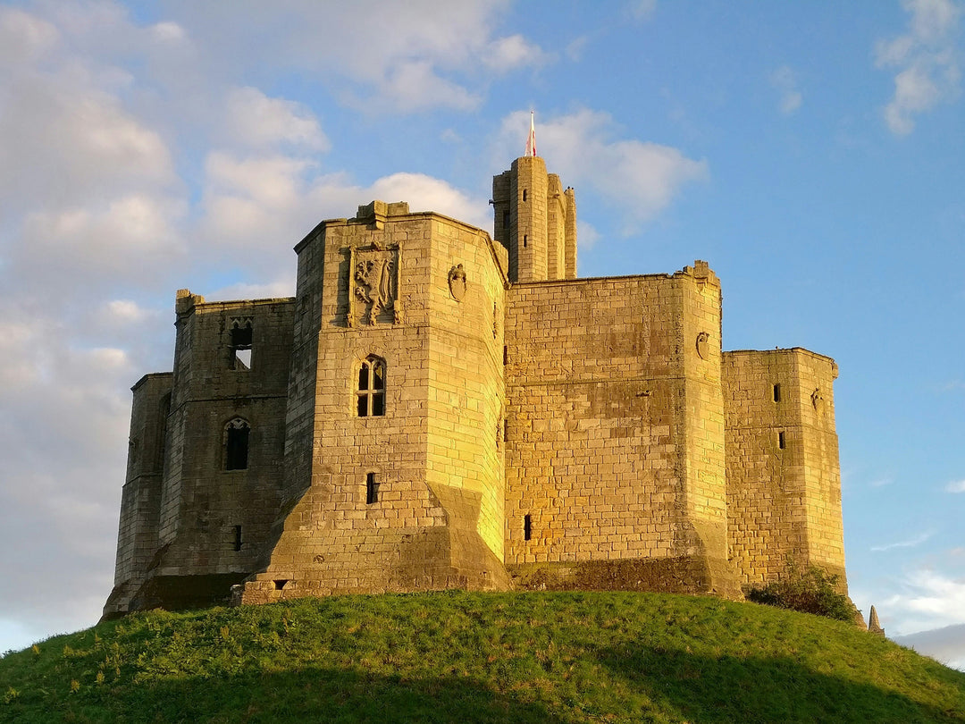 Warkworth castle Northumberland Photo Print - Canvas - Framed Photo Print - Hampshire Prints