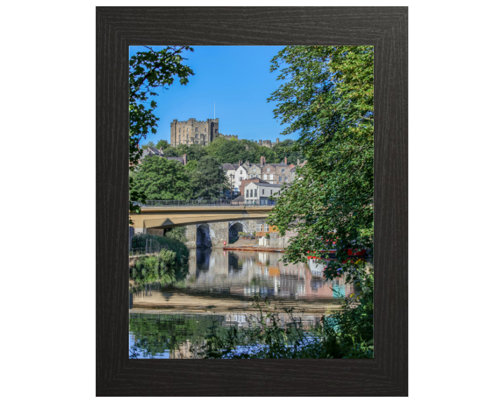 Durham castle from riverside Northumberland Photo Print - Canvas - Framed Photo Print - Hampshire Prints