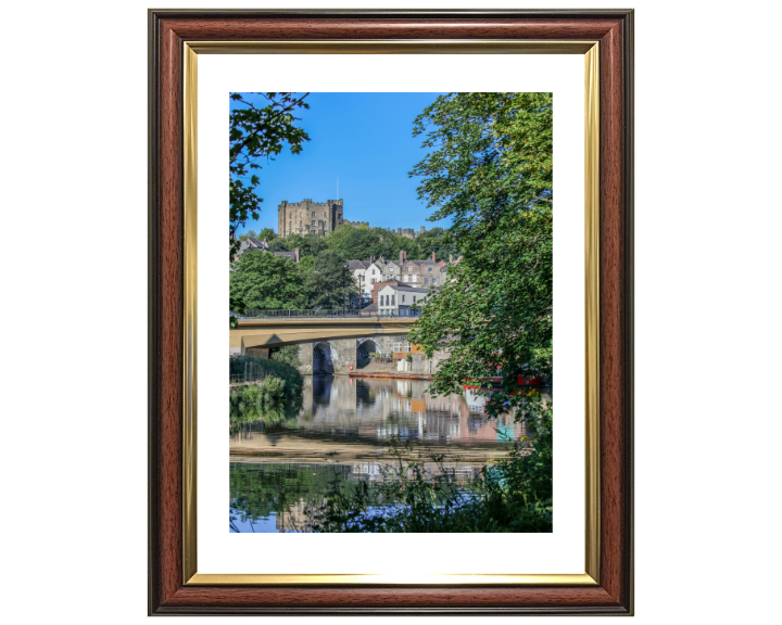 Durham castle from riverside Northumberland Photo Print - Canvas - Framed Photo Print - Hampshire Prints