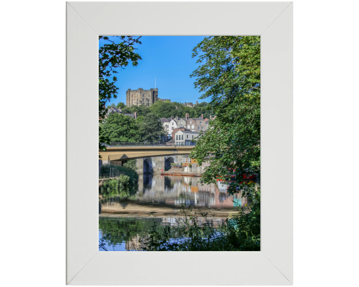 Durham castle from riverside Northumberland Photo Print - Canvas - Framed Photo Print - Hampshire Prints