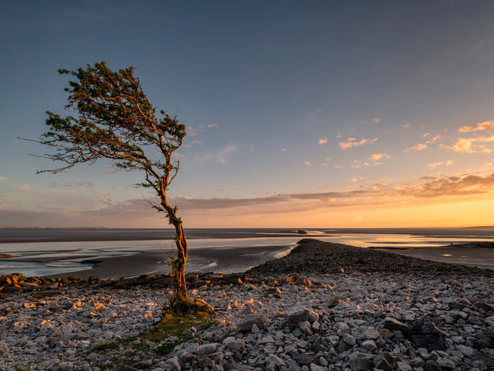 Jenny Browns Point Lancashire at sunset Photo Print - Canvas - Framed Photo Print - Hampshire Prints