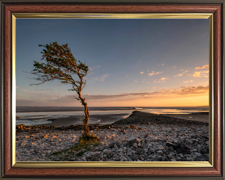 Jenny Browns Point Lancashire at sunset Photo Print - Canvas - Framed Photo Print - Hampshire Prints