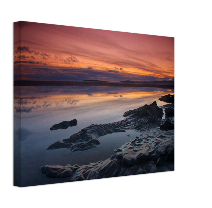 Morecambe bay Lancashire at sunset Photo Print - Canvas - Framed Photo Print - Hampshire Prints