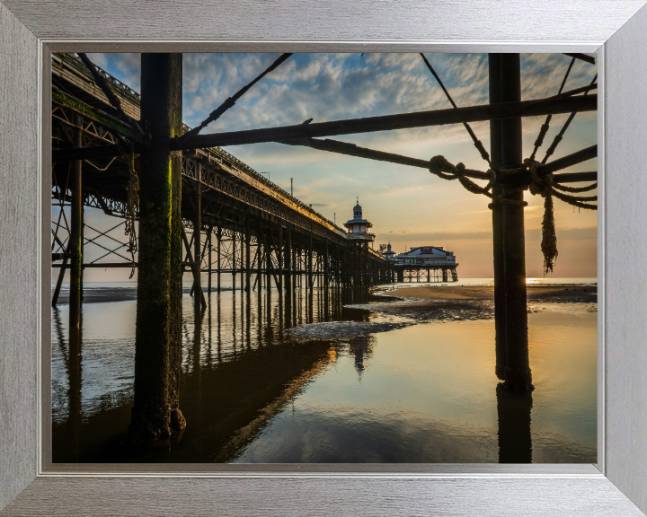 Blackpool north pier lancashire at sunset Photo Print - Canvas - Framed Photo Print - Hampshire Prints