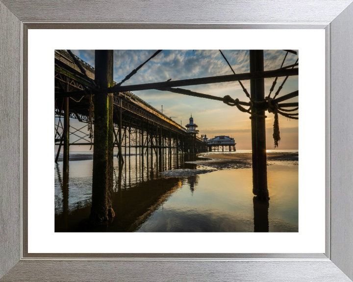 Blackpool north pier lancashire at sunset Photo Print - Canvas - Framed Photo Print - Hampshire Prints