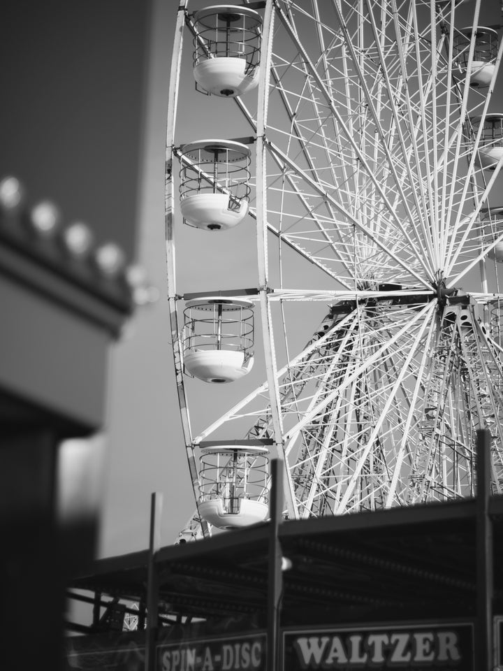 blackpool wheel black and white Photo Print - Canvas - Framed Photo Print - Hampshire Prints