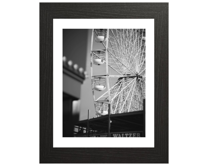 blackpool wheel black and white Photo Print - Canvas - Framed Photo Print - Hampshire Prints