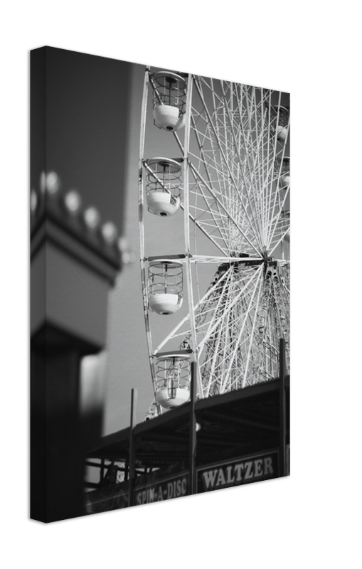 blackpool wheel black and white Photo Print - Canvas - Framed Photo Print - Hampshire Prints