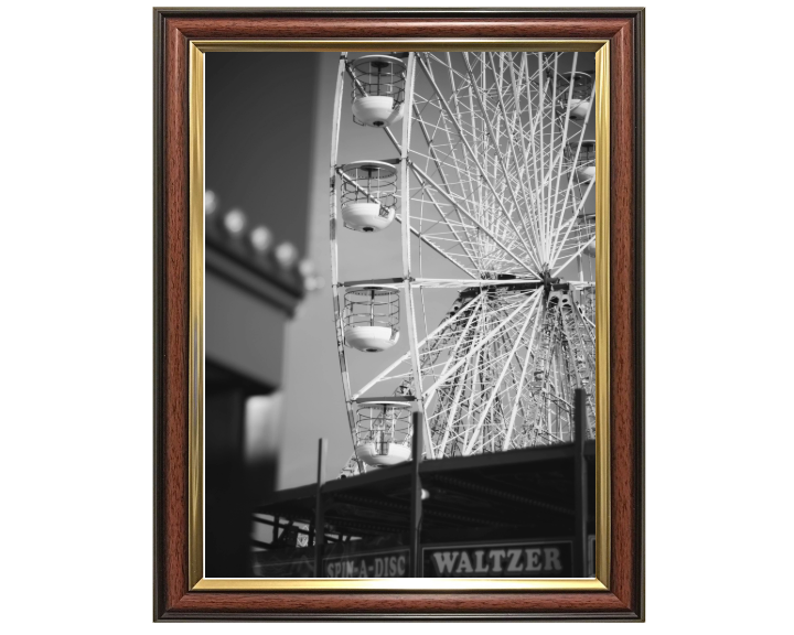 blackpool wheel black and white Photo Print - Canvas - Framed Photo Print - Hampshire Prints