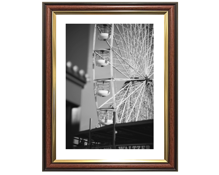 blackpool wheel black and white Photo Print - Canvas - Framed Photo Print - Hampshire Prints