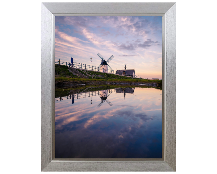 windmill at sunset Lytham Saint Annes Lancashire Photo Print - Canvas - Framed Photo Print - Hampshire Prints