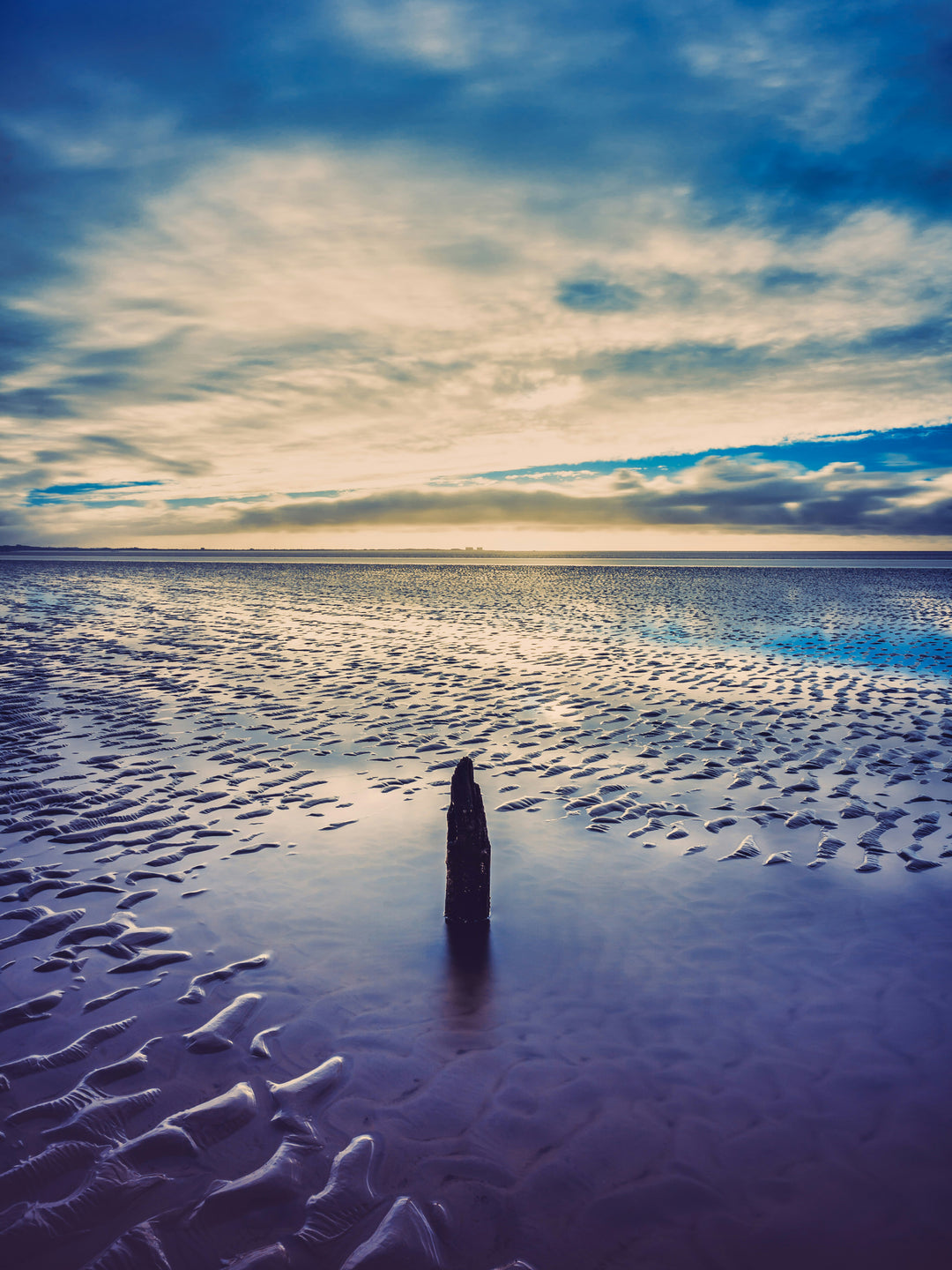 before sunset Silverdale beach Lancashire Photo Print - Canvas - Framed Photo Print - Hampshire Prints