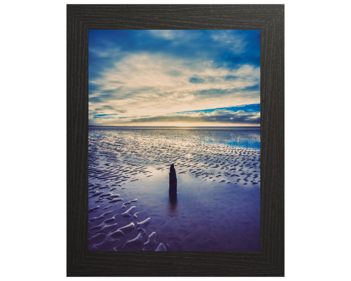 before sunset Silverdale beach Lancashire Photo Print - Canvas - Framed Photo Print - Hampshire Prints