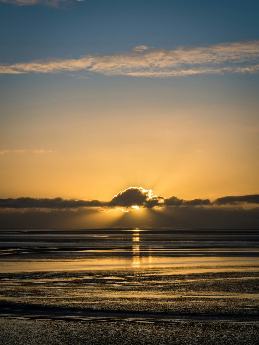 Silverdale Beach Lancashire at sunset Photo Print - Canvas - Framed Photo Print - Hampshire Prints