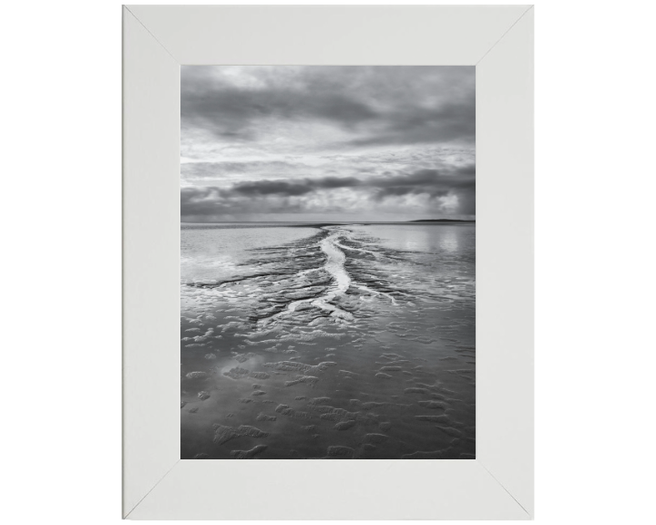 Silverdale beach Lancashire black and white Photo Print - Canvas - Framed Photo Print - Hampshire Prints