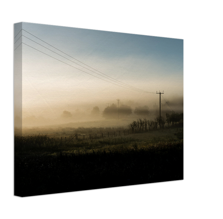silverdale lancashire surrounded by mist Photo Print - Canvas - Framed Photo Print - Hampshire Prints