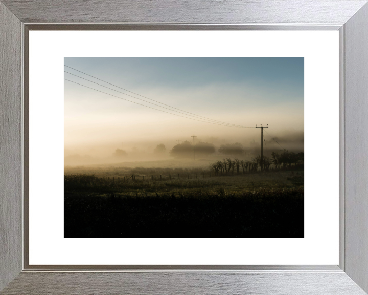 silverdale lancashire surrounded by mist Photo Print - Canvas - Framed Photo Print - Hampshire Prints